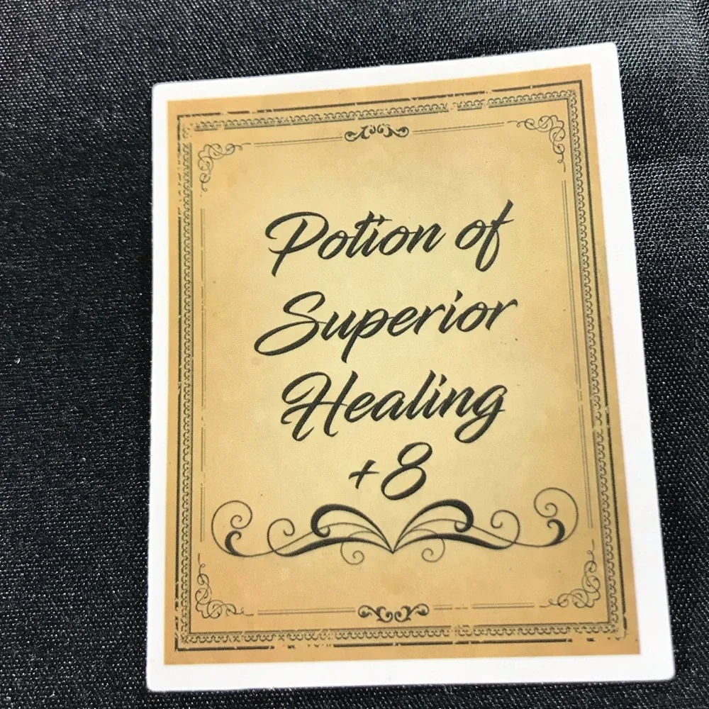 Superior Healing Potion Witchy Sorceress Supreme Potion B0ttle Label Sticker NEW